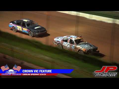 Crown Vic Feature - Carolina Speedway 5/24/24 - dirt track racing video image