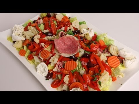 Antipasto Salad Recipe - Laura Vitale - Laura in the Kitchen Episode 348 - UCNbngWUqL2eqRw12yAwcICg