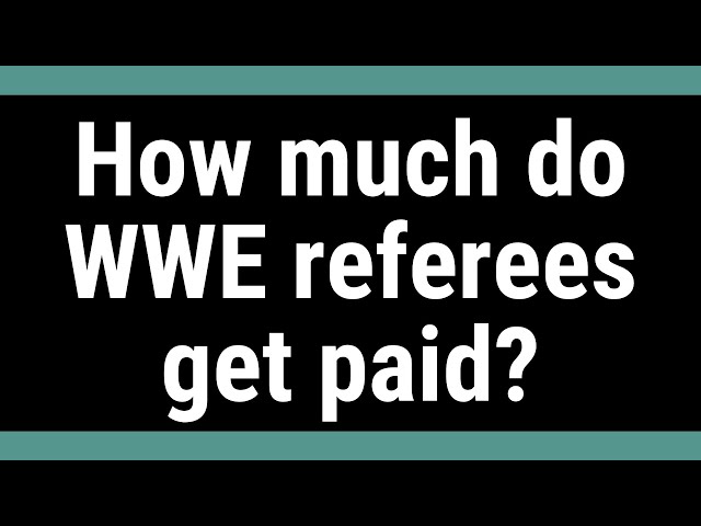 How Much Do WWE Referees Get Paid?