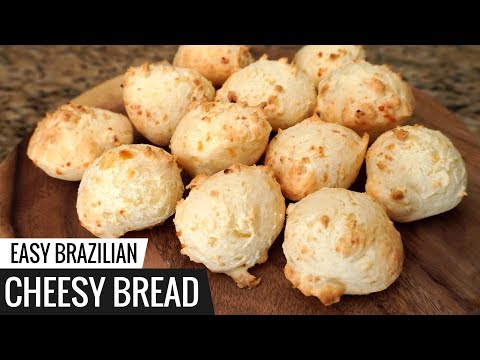 Brazilian CHEESY BREAD Recipe - aka Pão De Queijo - Easy Cheese Bread - UCfE5Cz44GlZVyoaYTHJbuZw