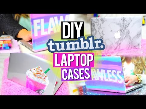 DIY TUMBLR LAPTOP CASES ♥ Marble, Starbucks & More! - UC6gqv2Naj9JiowZgHfPstmg