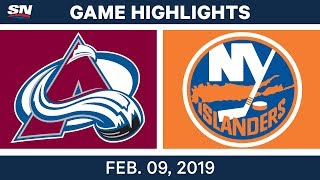 NHL Highlights Avalanche Vs Islanders Feb 9 2019 YouLoop