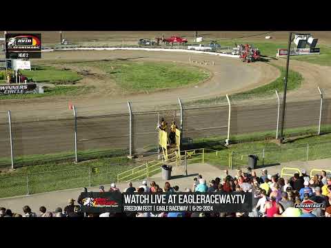 Freedom Fest | LIVE LOOK-IN | Eagle Raceway - dirt track racing video image