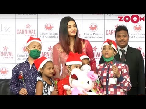 WATCH #Bollywood | Aishwarya Rai Celebrates Christmas with Cancer Survivors #Inspiration #India