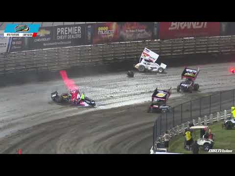 Knoxville Raceway 410 Highlights // June 8, 2024 - dirt track racing video image