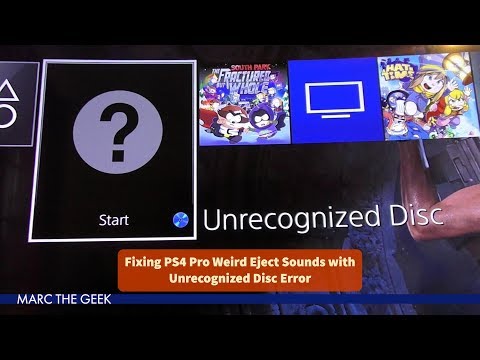 Fixing PS4 Pro Weird Eject Sounds with Unrecognized Disc Error - UCbFOdwZujd9QCqNwiGrc8nQ