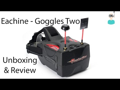 Eachine Goggles Two 5 Inches 5.8G Diversity 40CH Raceband HD 1080p HDMI FPV Goggles Video Glasses - UCOs-AacDIQvk6oxTfv2LtGA