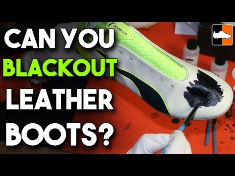 How to Black Out Leather Football Boots & Soccer Cleats...Does it work? - UCs7sNio5rN3RvWuvKvc4Xtg