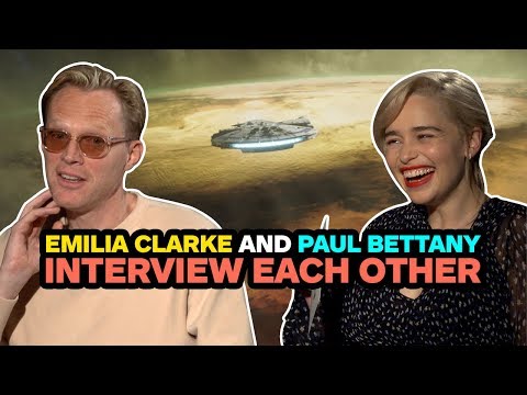 Star Wars' Emilia Clarke and Paul Bettany Interview Each Other - UCKy1dAqELo0zrOtPkf0eTMw