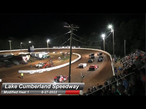 Lake Cumberland Speedway - Modified Heats - 8/27/2022 - dirt track racing video image