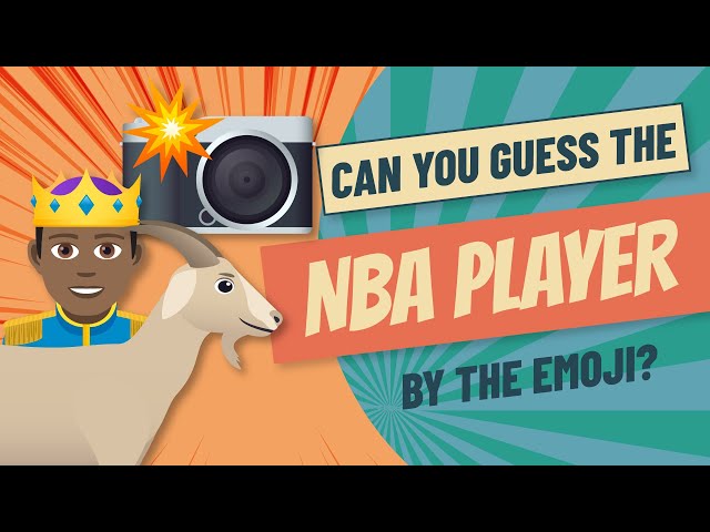 Can You Guess The NBA Player By Their Emoji?