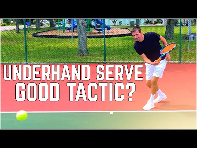 Can You Serve Underhand In Tennis?