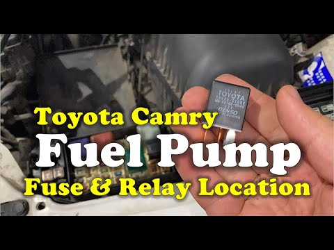 Where is the fuel pump relay located in the Toyota Camry? (With video)