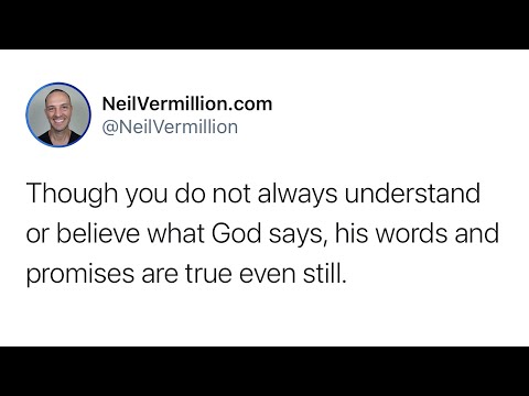 My Words And Promises Are True - Daily Prophetic Word