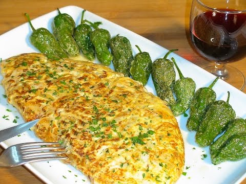 Tortilla de bacalao con pimientos de Padron - La Cocina de Loli Dominguez - UC5ONfXPjWgqElh0NZaRJ1tg