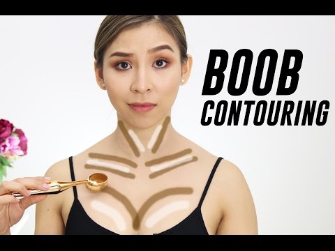 Boob Contouring, Does it Work? | TINA TRIES IT - UC0ng0jJflTuJBBH5DGvr1Pw