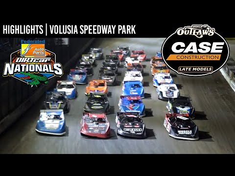 World of Outlaws CASE Late Models. DIRTcar Nationals. Volusia, February 16th, 2023 | HIGHLIGHTS - dirt track racing video image
