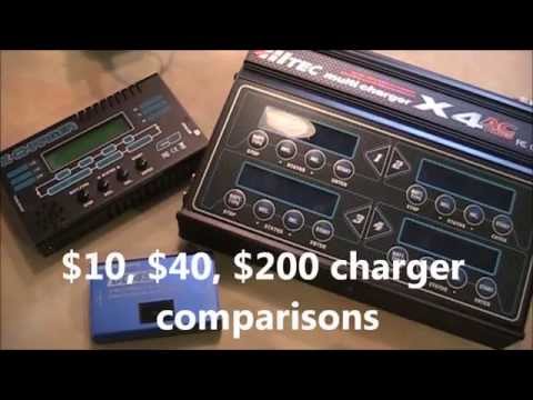 Lipo Charger Comparison, $10, $40, $200, DC-4S, X-Charger, & X4 AC Plus - UC92HE5A7DJtnjUe_JYoRypQ