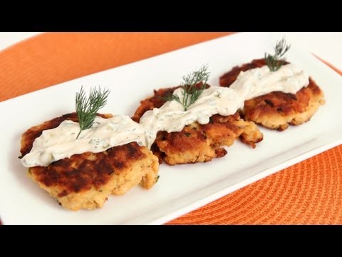 Salmon Cakes Recipe - Laura Vitale - Laura in the Kitchen Episode 573 - UCNbngWUqL2eqRw12yAwcICg