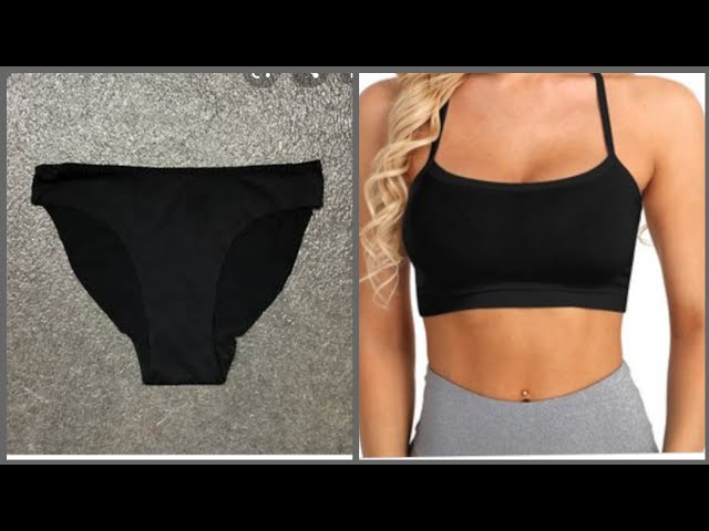How to Make a Sports Bra Out of Underwear?