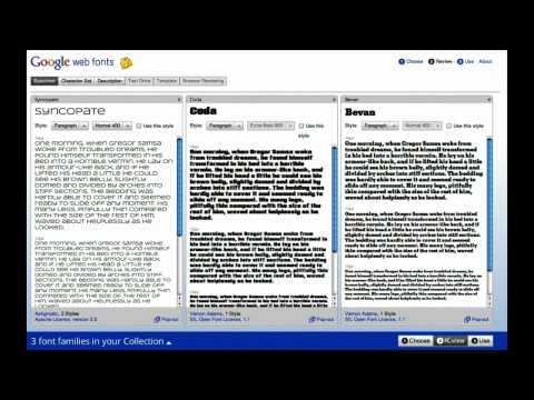 Google I/O 2011: Web Fonts are changing the Web. Learn why - UC_x5XG1OV2P6uZZ5FSM9Ttw