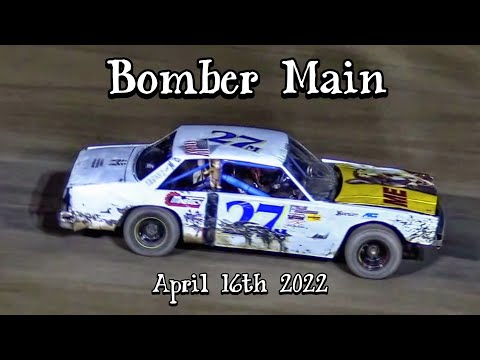 Bomber Main At Central Arizona Speedway April 16th 2022 - dirt track racing video image