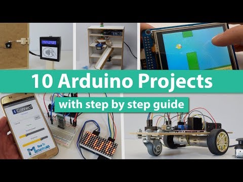 10 Arduino Projects with DIY Step by Step Tutorials - UCmkP178NasnhR3TWQyyP4Gw
