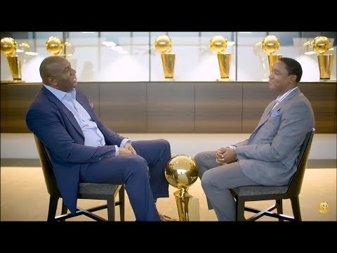 Magic Johnson & Isiah Thomas  1-on-1 Interview video clip