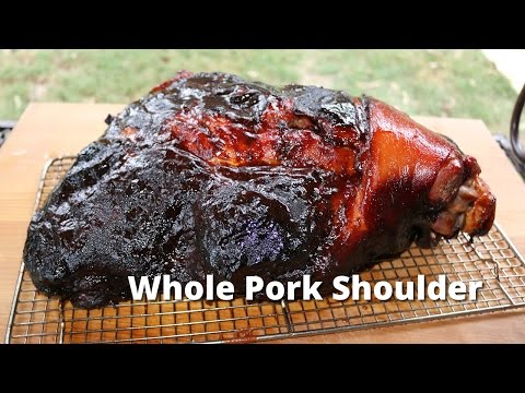 Whole Pork Shoulder Recipe | BBQ Pork Shoulder on Ole Hickory Smoker Malcom Reed HowToBBQRight - UC--MxpGXJ3LVD8KvlNzRlcA