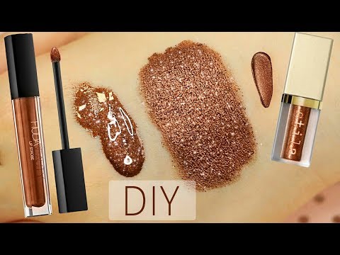 DIY Stila Glitter & Huda Beauty Lip Strobe - Almost the Same Effect! | Melissa Samways - UCW6Y7bWm7MaJyJY2M0Zduig