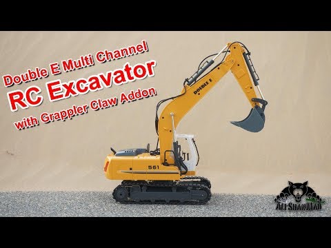 Double E RC Excavator with Grappler Add on - UCsFctXdFnbeoKpLefdEloEQ