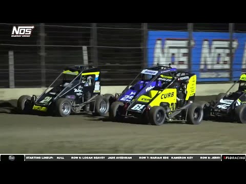 HIGHLIGHTS USAC NOS Energy Drink National Midgets | Sweet Springs Motorsports Complex | May 21, 2023 - dirt track racing video image