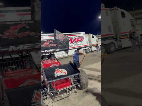 Dude is rolling to Pennsylvania for $100,000 2 win race#dirttrackracing #racing #sprintcar #trucker - dirt track racing video image