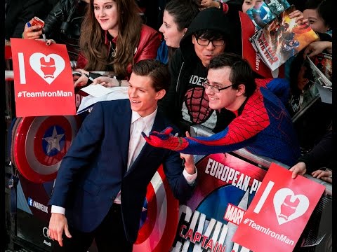 CAPTAIN AMERICA CIVIL WAR European Premiere Red Carpet - Tom Holland, Chris Evans, Elizabeth Olsen - UCnIup-Jnwr6emLxO8McEhSw