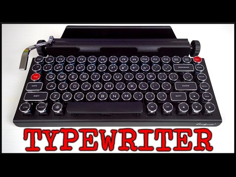 Qwerkywriter Typewriter Mechanical Keyboard! (w/ typing test) - UCET0jPMhgiSfdZybhyrIMhA