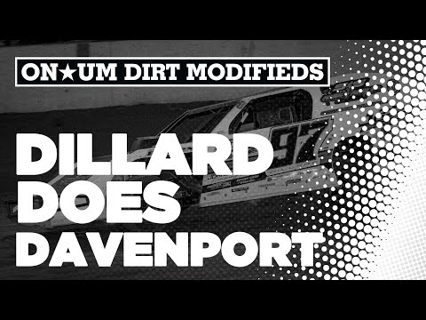 HIGHLIGHTS: ONUM Dirt Modifieds Feature Davenport Speedway July 22, 2024 - dirt track racing video image