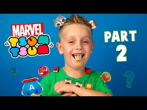 Marvel Superheroes Tsum Tsum PART 2 Disney Blind Bags unboxing with Spiderman Toys by KID CITY - UCCXyLN2CaDUyuEulSCvqb2w