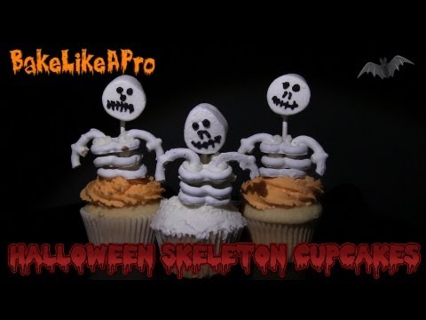 Halloween Skeleton Cupcakes Recipe