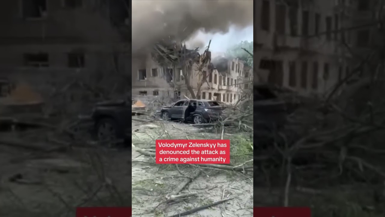 Ukraine war: Dnipro clinic destroyed after Russian missile strike