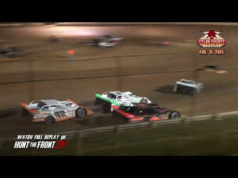 Tyler County Speedway RUSH LATE MODELS Aug. 31, 2025 - dirt track racing video image