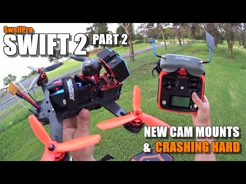 SWELLPRO SWIFT 2 FPV Race Drone Review - Part 2 - [Camera Mounts, High Power VTX & Crashing Hard!] - UCVQWy-DTLpRqnuA17WZkjRQ