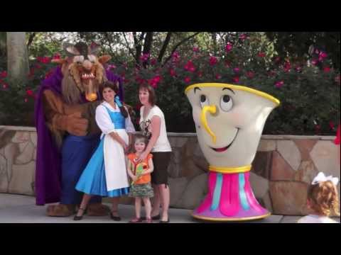 Rare Beauty & The Beast character meet - Lumière, Chip, Cogsworth, at Disney's Hollywood Studios - UCFpI4b_m-449cePVasc2_8g