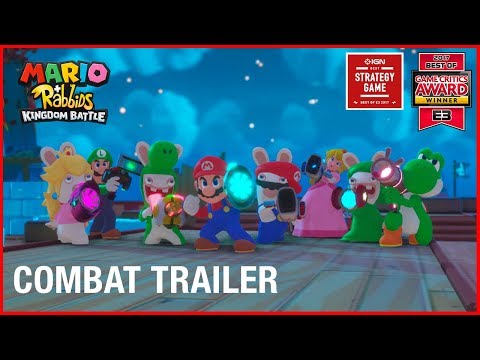 Mario + Rabbids Kingdom Battle: Combat | Gameplay Trailer | Ubisoft [NA] - UCBMvc6jvuTxH6TNo9ThpYjg