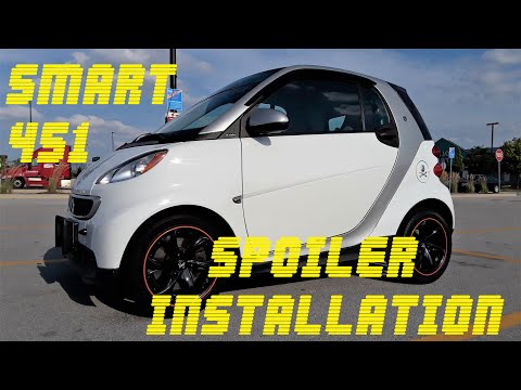 Как установить спойлер на Smart ForTwo: пошаговая инструкция