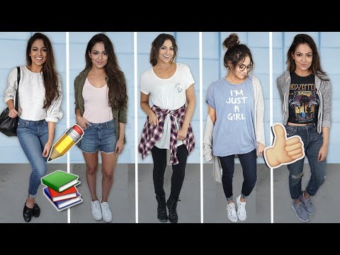 5 EASY GO-TO OUTFITS FOR SCHOOL | Back To School 2017! - UCc6W7efUSkd9YYoxOnctlFg