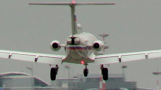 ЯК-40 - Реверс в воздухе / Аэропорт Внуково 2020 / Reverse before landing