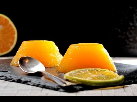 Gelatina de naranja natural - Natural Orange Jello - UCvg_5WAbGznrT5qMZjaXFGA