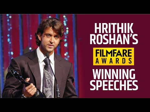 Video - Bollywood Special - HRITHIK ROSHAN’s Filmfare Award Winning Speeches | Birthday Special #India