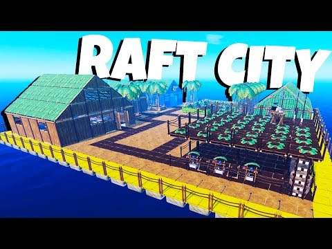 Building the Best City Ever! - Raft Gameplay - UCK3eoeo-HGHH11Pevo1MzfQ