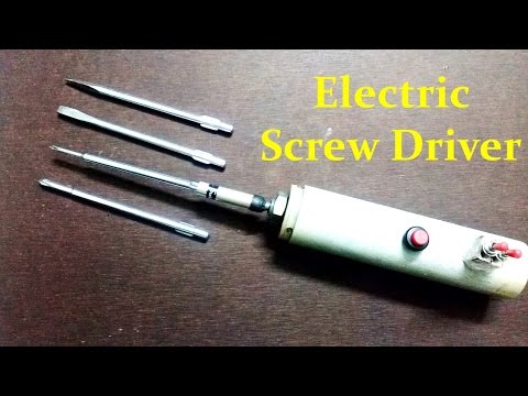 How to make an Electric Screwdriver at home - Easy way - UCwlJ2NJqX-_WG8rg6EjGSgA